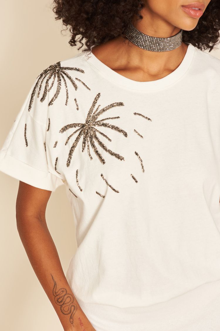Vestido Estonado Bordado-OFF WHITE PP - OFF WHITE - 187959
