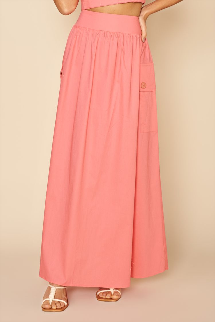 SAIA LONGA TRICOLINE-ROSE PP - ROSE - 190814