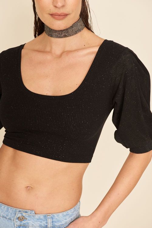 Cropped Manga Buff -
PRETO