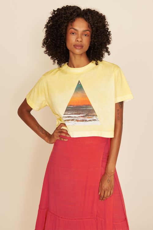 TSHIRT SILK DEGRADÊ -
SUNSHINE