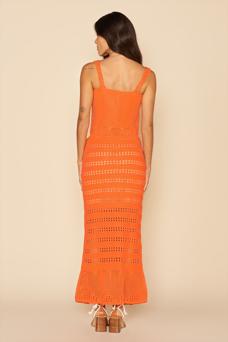 SAIA TRICOT PONTO ABERTO -
CORAL P - CORAL - 192552