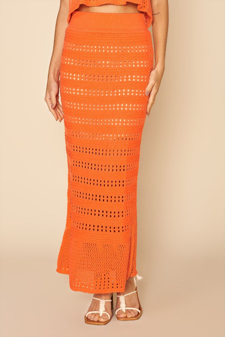 SAIA TRICOT PONTO ABERTO -
CORAL P - CORAL - 192553