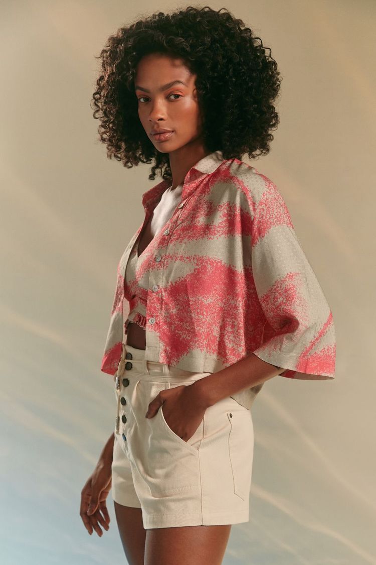 CAMISA CROPPED -EST ALTO MAR P - EST ALTO MAR - 194379