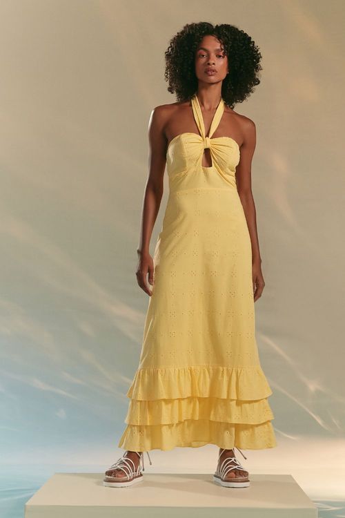 VESTIDO LONGO AMARRAÇÃO LAISE-SUNSHINE