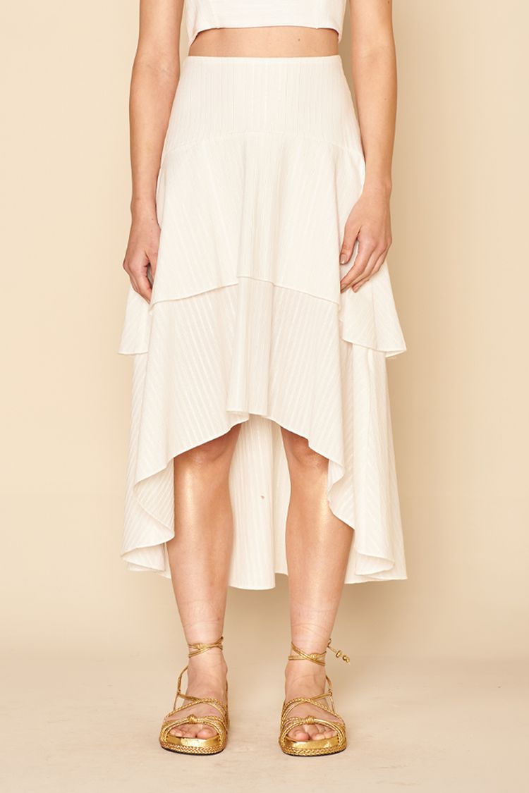 SAIA MIDI BABADOS MULLET -
BRANCO G - BRANCO - 194743