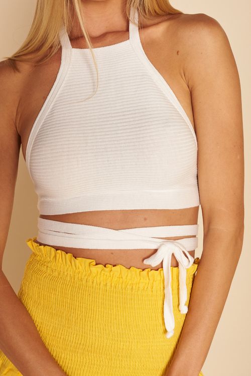 CROPPED TRICOT -
BRANCO