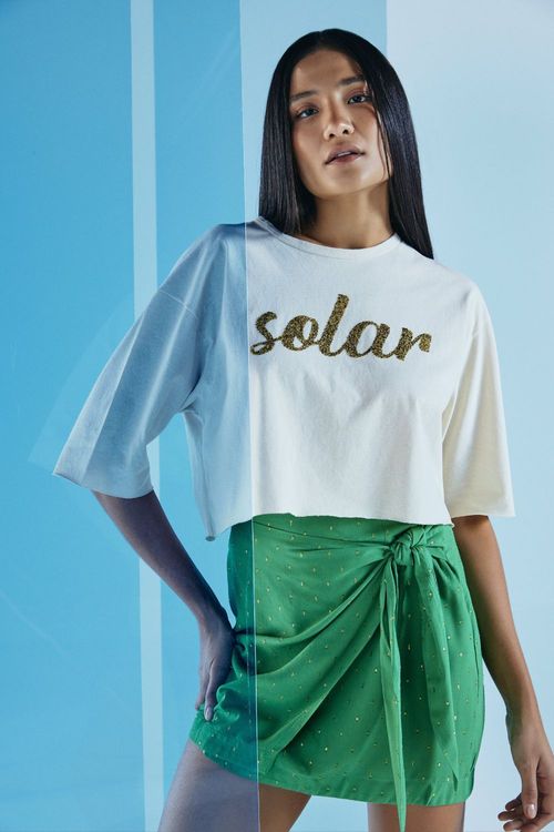 T-SHIRT SILK SOLAR -
OSTRA