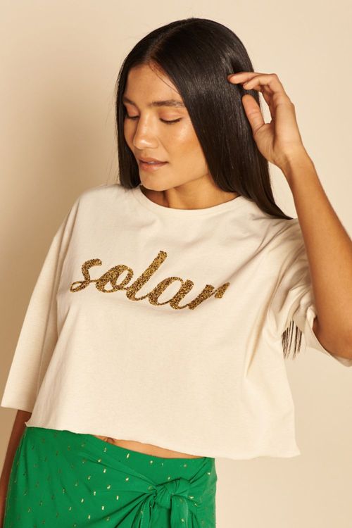 T-SHIRT SILK SOLAR -
OSTRA