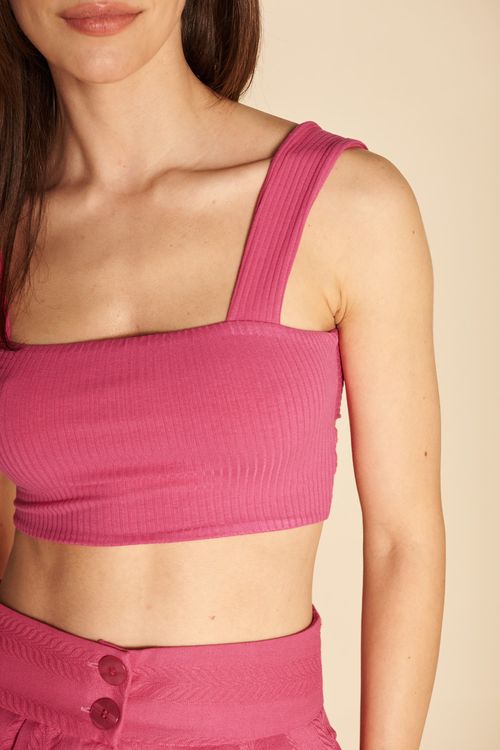 TOP TORCIDO COSTAS -HOT PINK