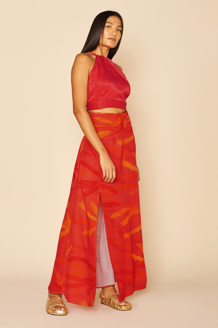 CROPPED FRENTE UNICA -VERMELHO PP - VERMELHO - 196199
