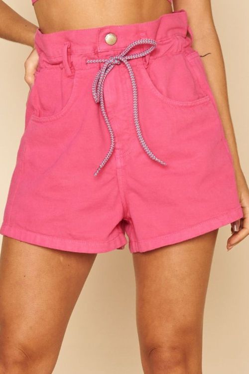 Short Clochard Cadarço -
HOT PINK