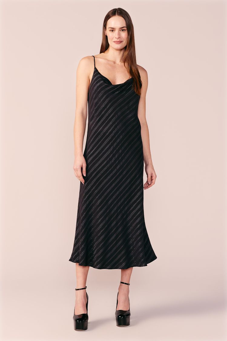 VESTIDO SLIP DRESS-PRETO PP - PRETO - 197148