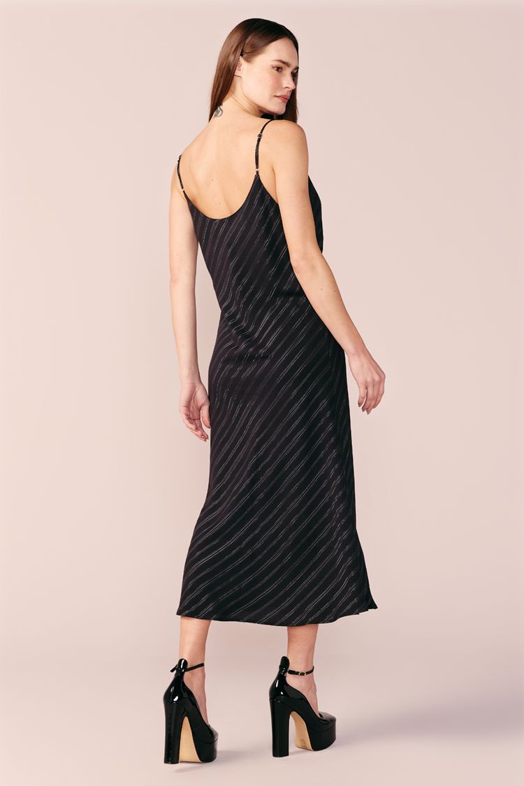 VESTIDO SLIP DRESS-PRETO PP - PRETO - 197150