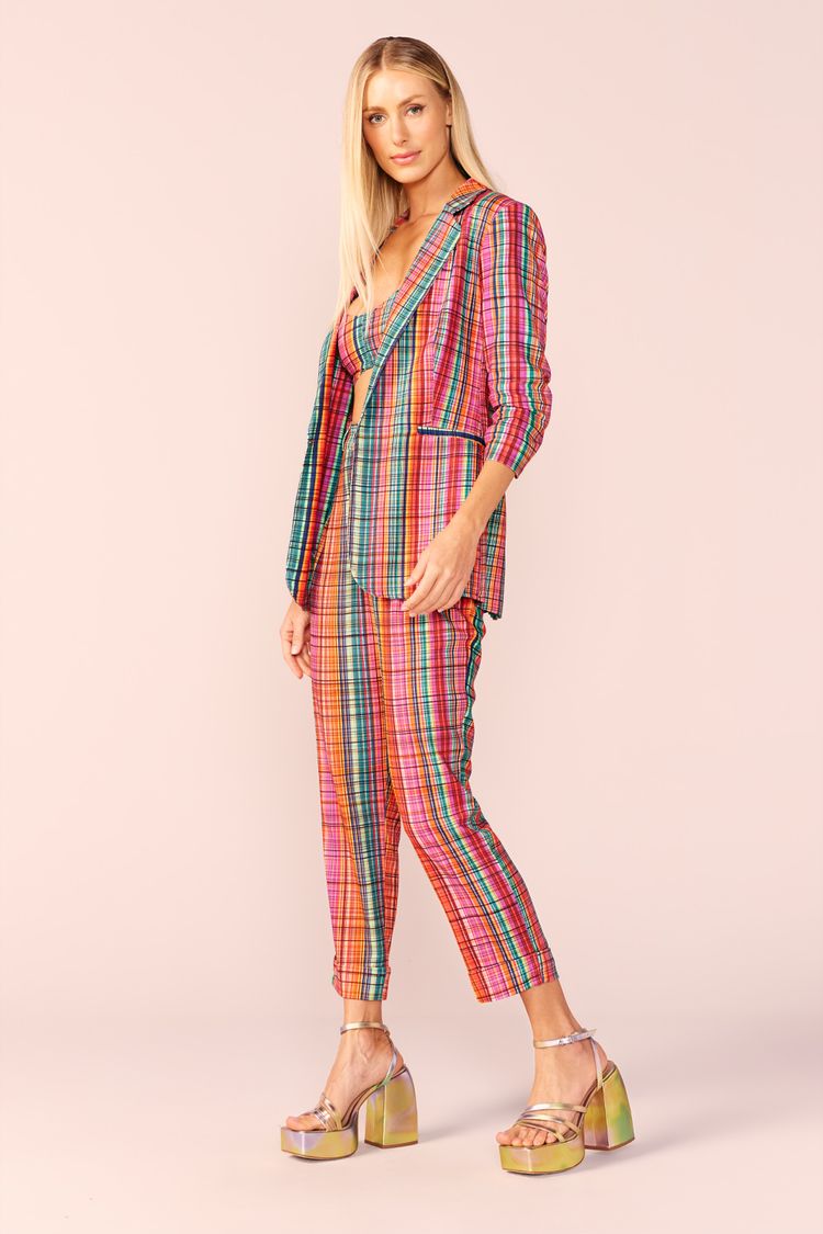 BLAZER LINHO-EST XADREZ MULTICOLOR PP - EST XADREZ MULTICOLOR - 197530