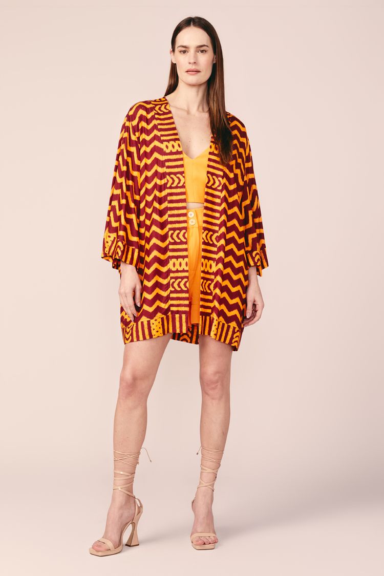 KIMONO ESTAMPA ZIG ZAG MINALISTA P - EST ZIG ZAG MINIMALISTA - 197568