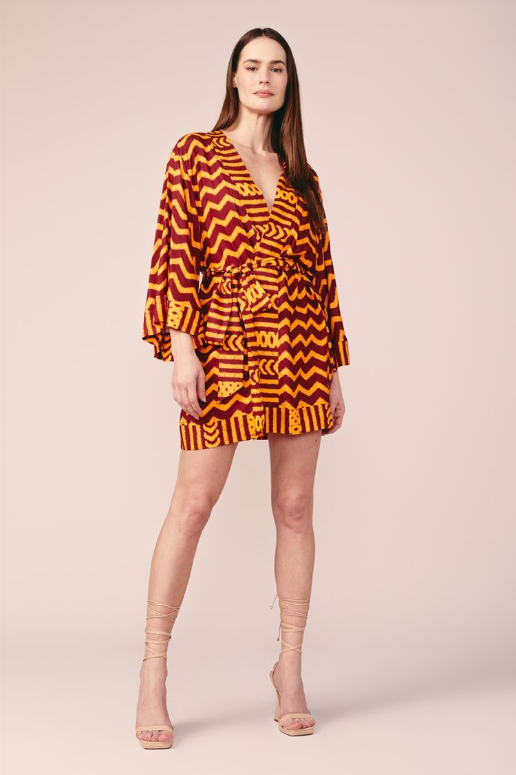 KIMONO ESTAMPA ZIG ZAG MINALISTA P - EST ZIG ZAG MINIMALISTA - 197569
