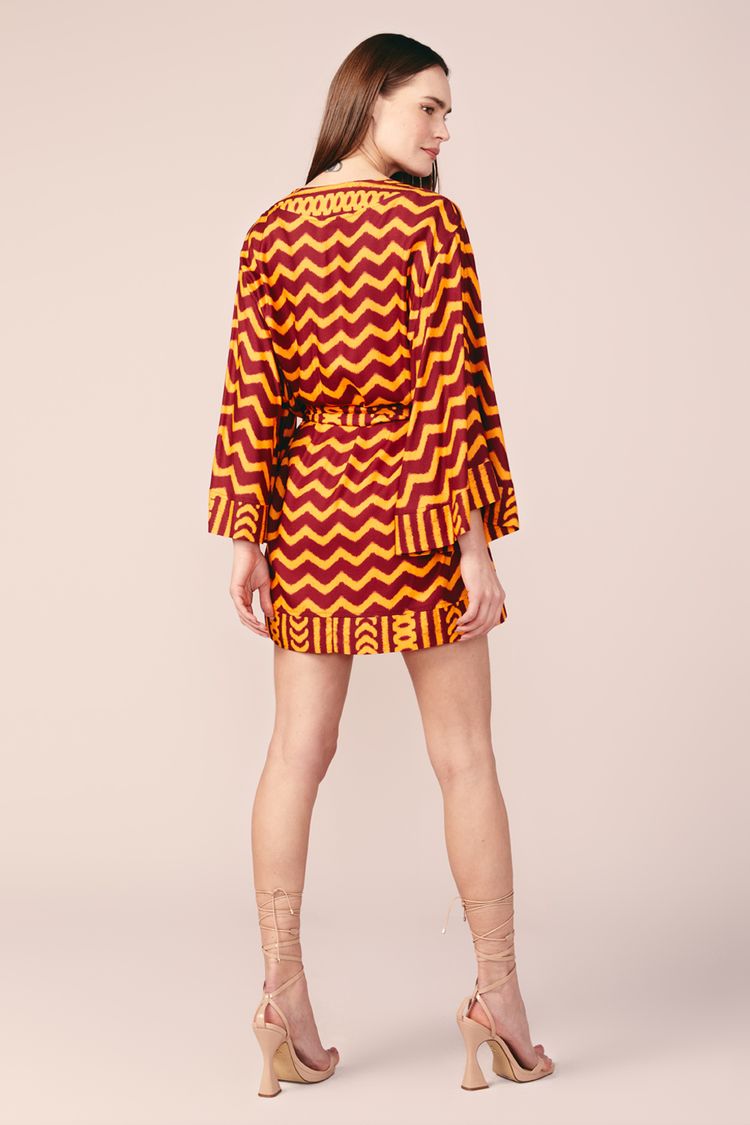 KIMONO ESTAMPA ZIG ZAG MINALISTA P - EST ZIG ZAG MINIMALISTA - 197570