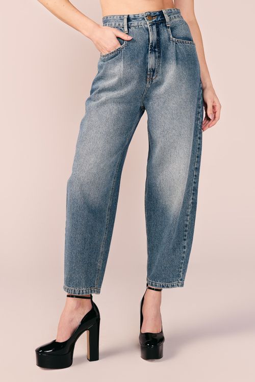 CALÇA JEANS MEDIO SLOUCHY -JEANS