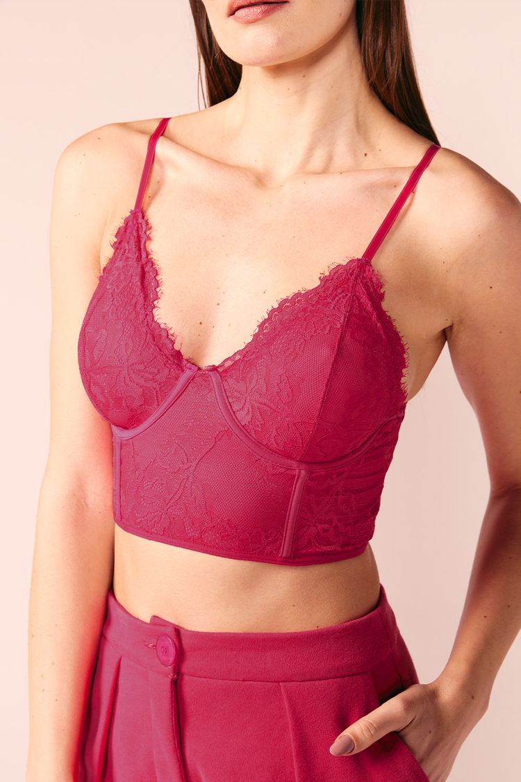 TOP CORSET -CHERRY P - CHERRY - 198257