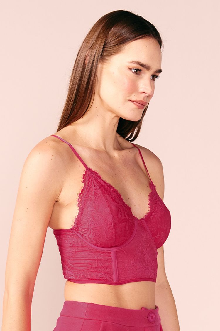 TOP CORSET -CHERRY P - CHERRY - 198572