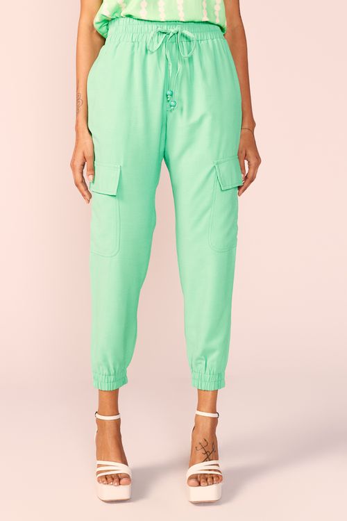 CALÇA CARGO ALFAIATARIA -
MENTA