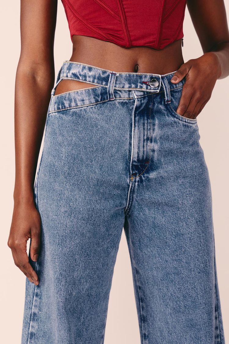 CALÇA JEANS -JEANS 36 - JEANS - 199420