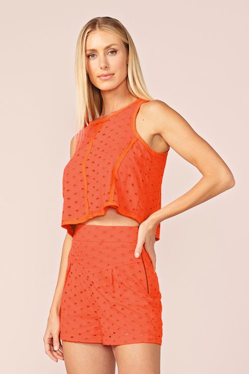 CROPPED LAISE -TERRACOTA