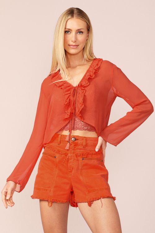 BLUSA CHIRRON -TERRACOTA