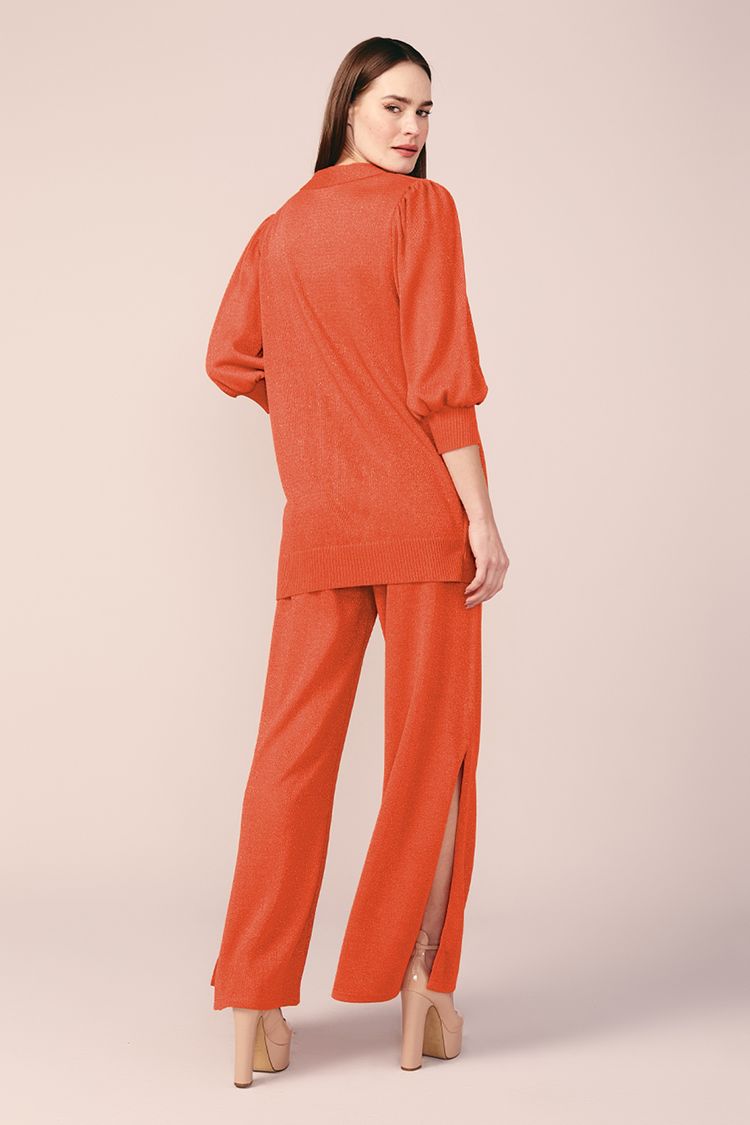 CARDIGAN LUREX -TERRACOTA PP - TERRACOTA - 199985