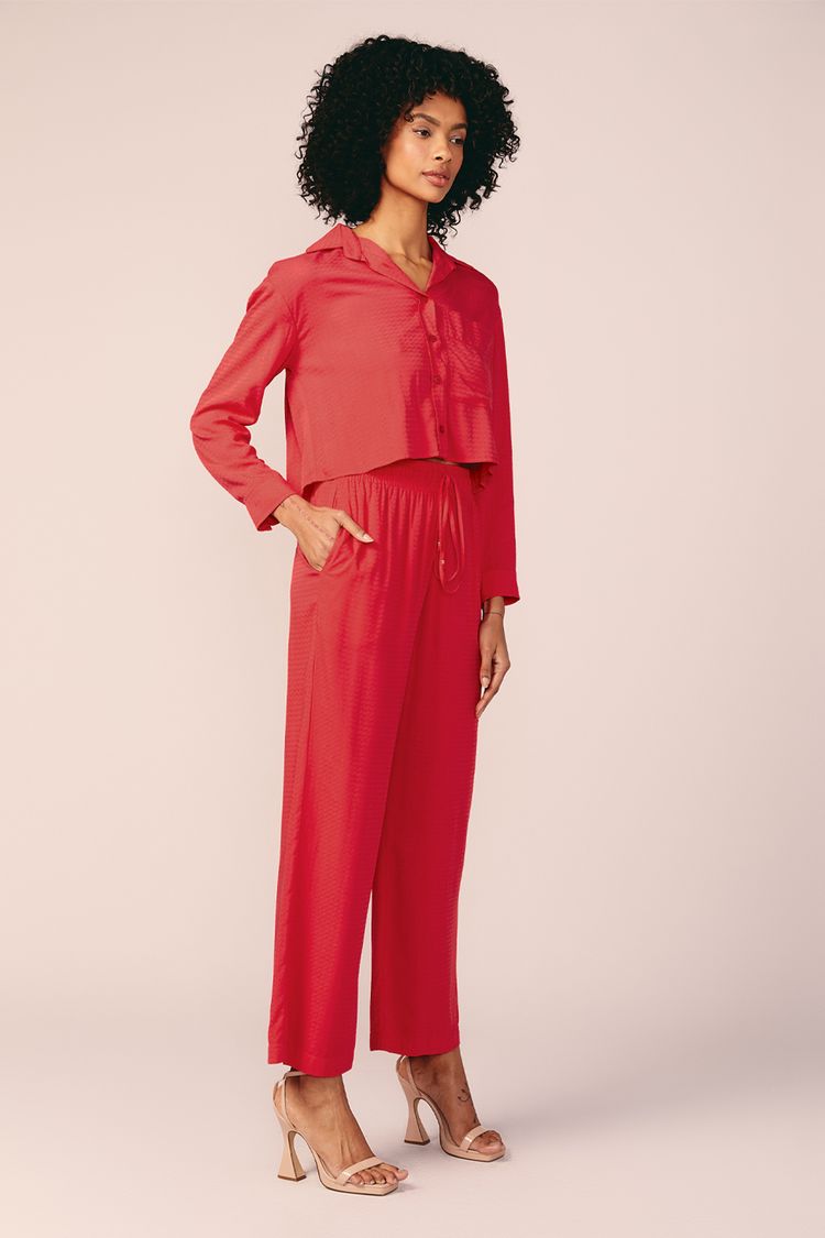 CAMISA CROPPED -
RED P - RED - 200780
