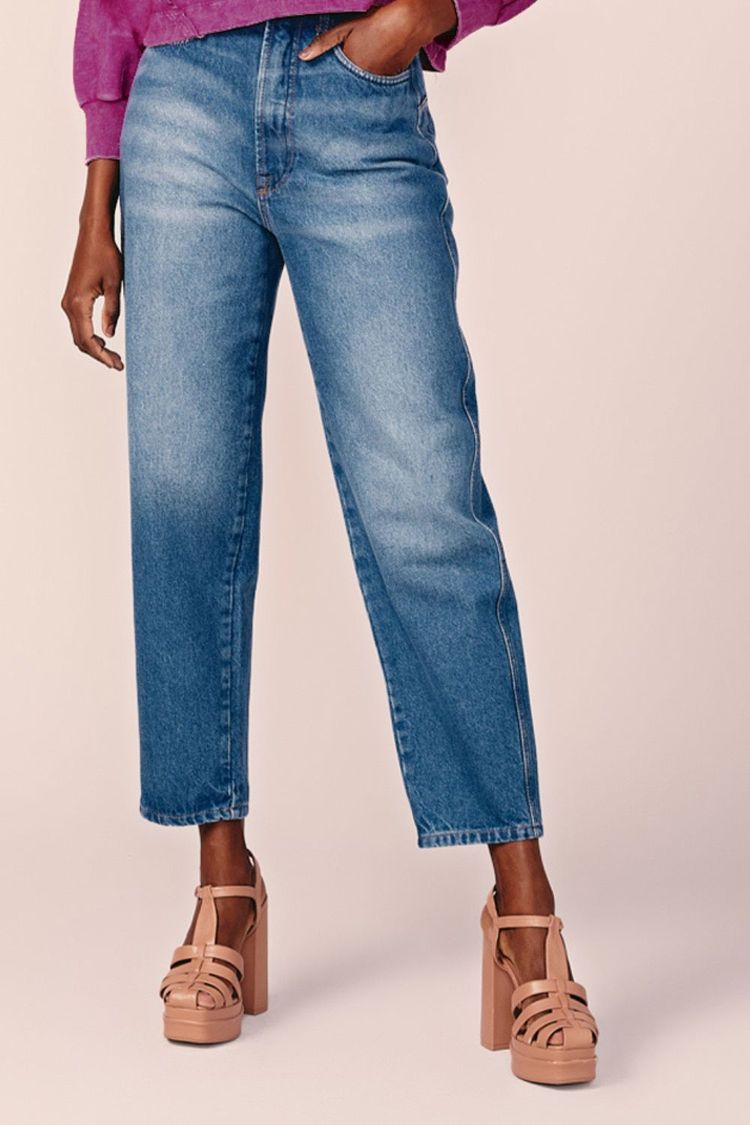 CALÇA JEANS BALLOON -JEANS 34 - JEANS - 201039