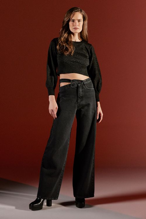 CALÇA JEANS -BLACK JEANS