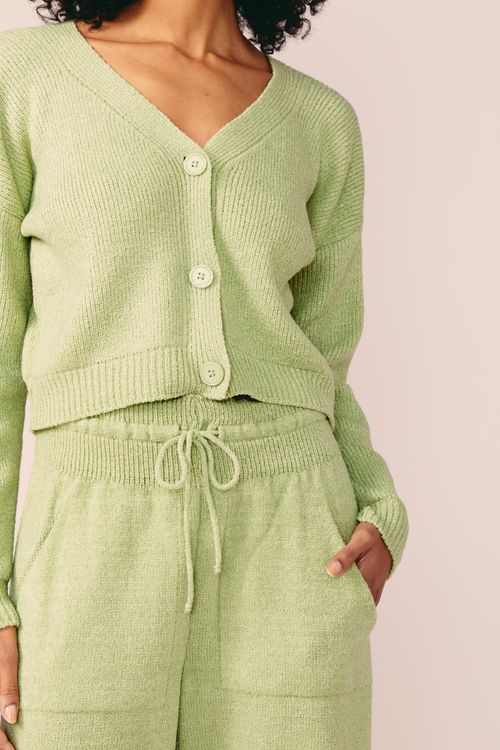 CASACO TRICOT MOUSSE -VERDE