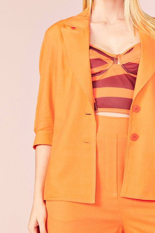 BLAZER LINHO NEW -ORANGE