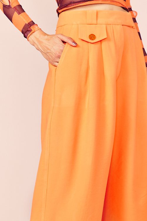 CALÇA PANTALONA DET BOLSO -ORANGE