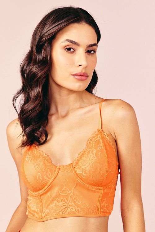 TOP CORSET BOJO TRIANGULAR -
ORANGE