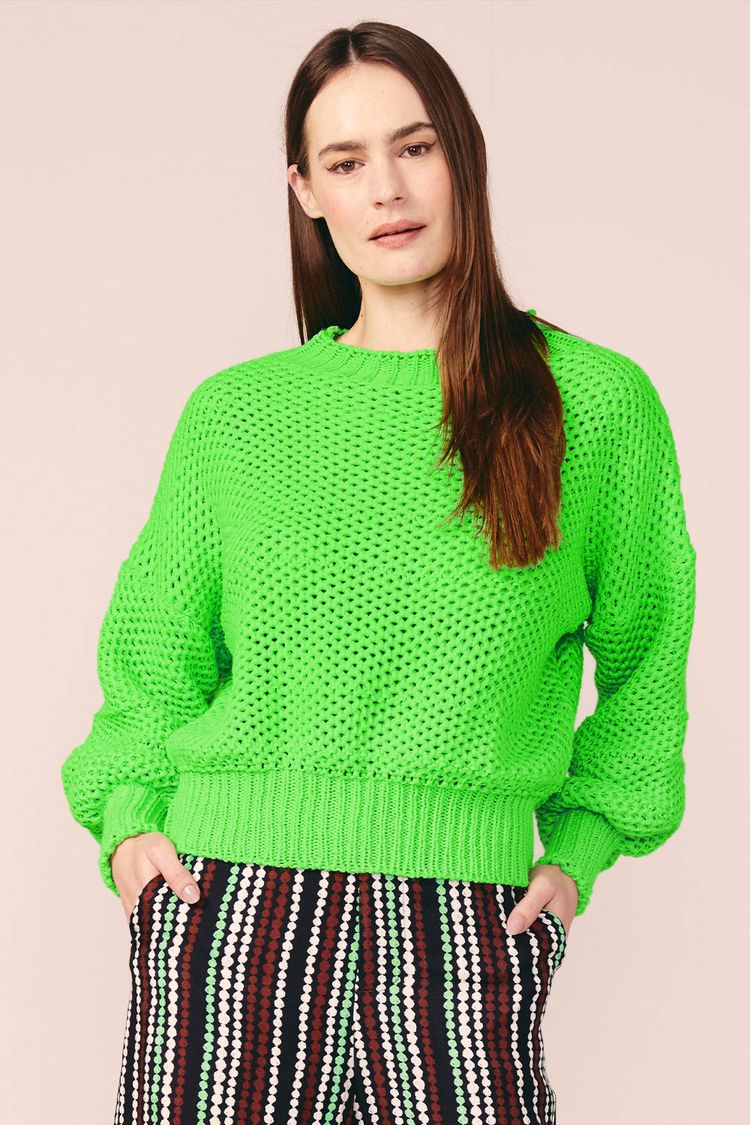 BLUSA TRICOT LISTRAS -
MENTA P - MENTA - 212859