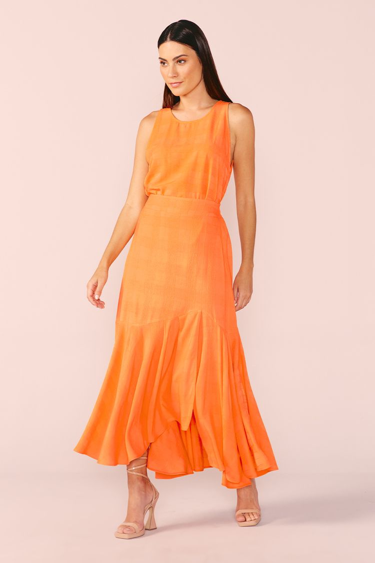SAIA LONGA VISCOSE -ORANGE PP - ORANGE - 213026