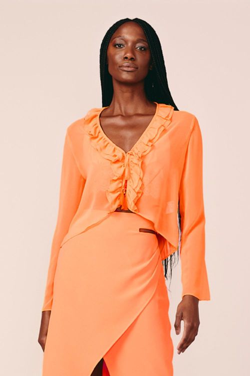 BLUSA CHIRRON -LARANJA