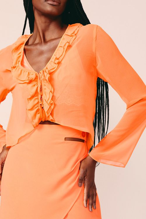 BLUSA CHIRRON -LARANJA