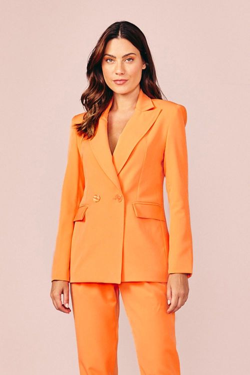 BLAZER 6 BOTOES -ORANGE