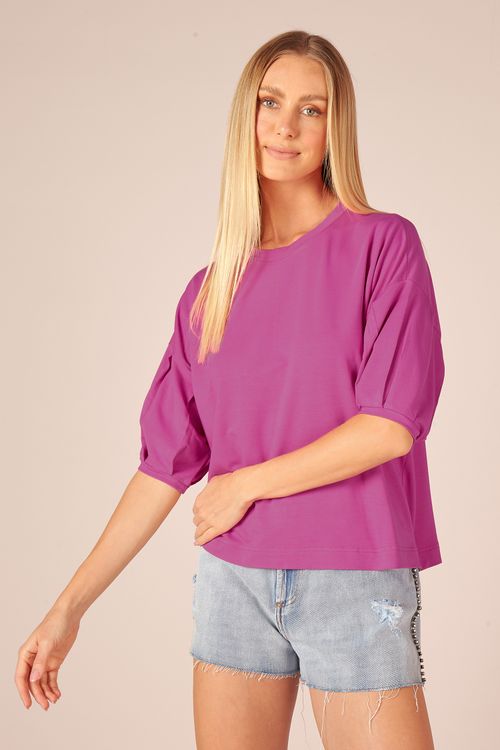 BLUSA MOLETOM BASICA -MAXI PINK