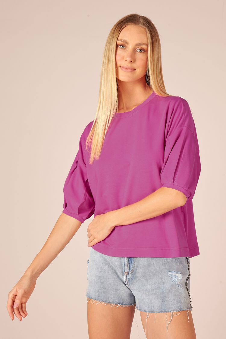 BLUSA MOLETOM BASICA -MAXI PINK PP - MAXI PINK - 213685