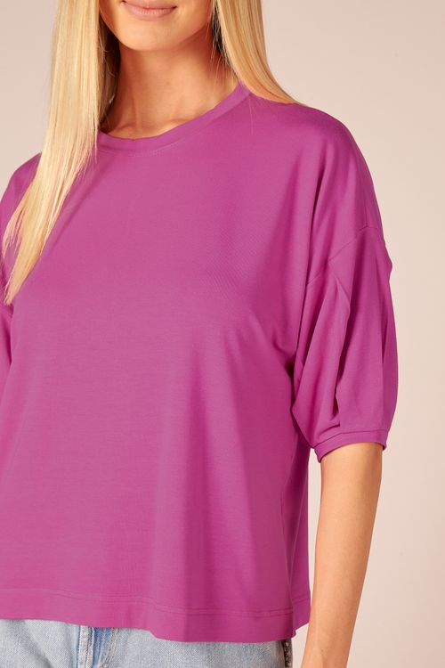 BLUSA MOLETOM BASICA -MAXI PINK