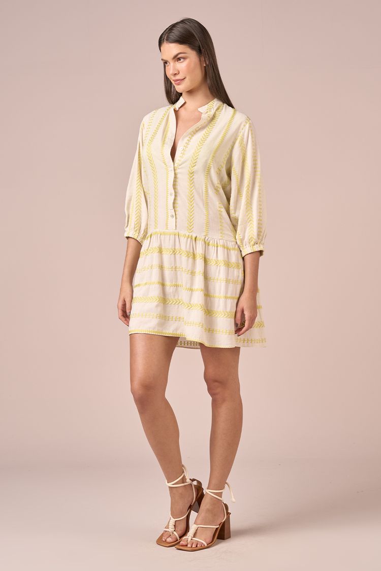 VESTIDO CURTO VISCOSE BORDADA-ACIDO PP - ACIDO - 213968