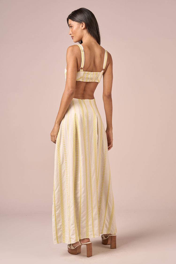 VESTIDO LONGO DECOTE QUADRADO-ACIDO P - ACIDO - 214062