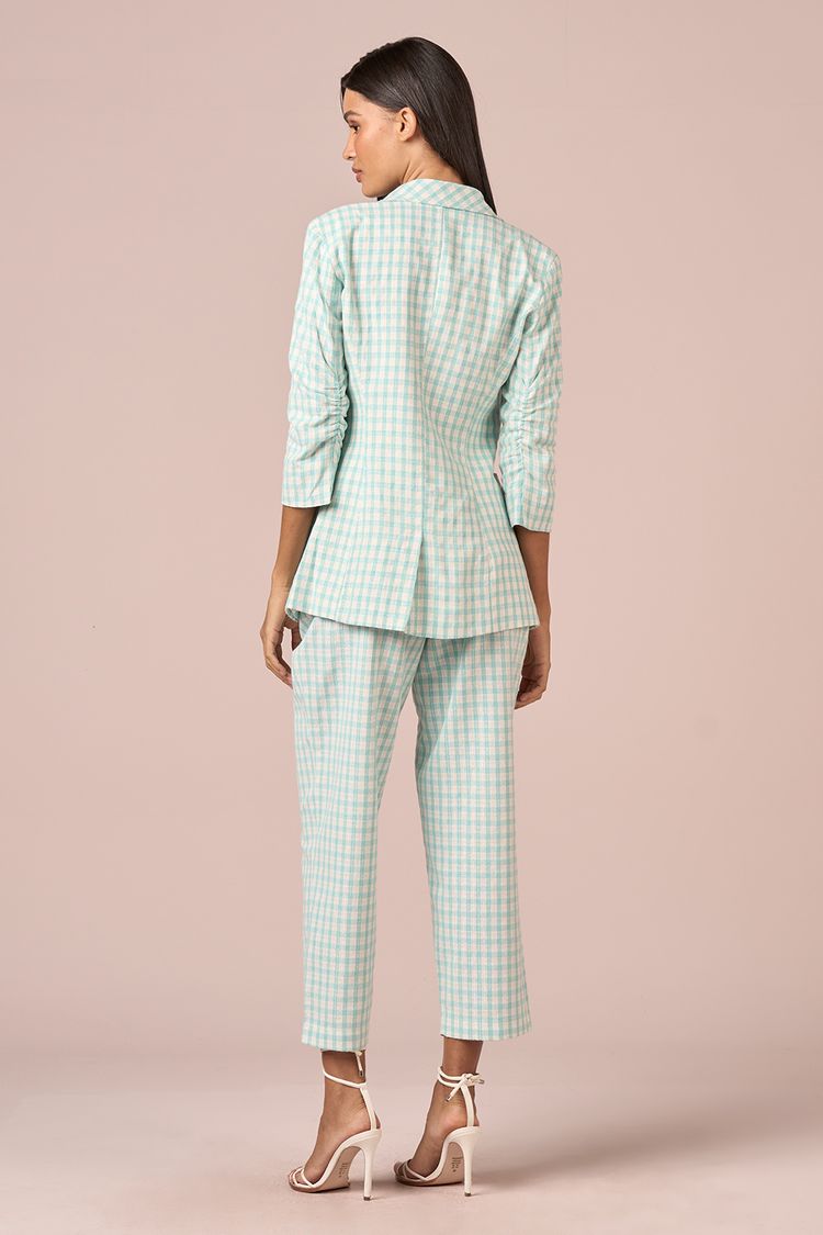 BLAZER LINHO ALONGADO - AGUA PP - AGUA - 214687