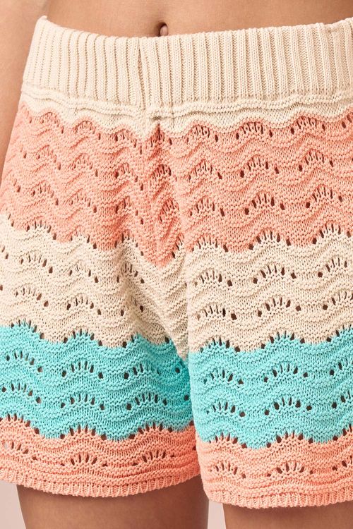 SHORT TRICOT 3 CORES - OFF WHITE