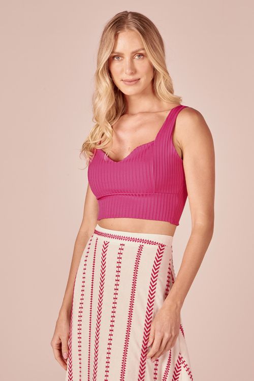 CROPPED DECOTE V - ROSA