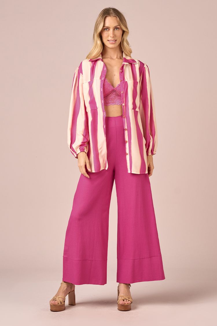 CALCA LINHO S/ COS - ROSA P - ROSA - 223340